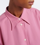 Prada Oversized cotton poplin shirt
