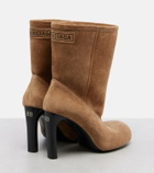 Balenciaga Fargo 80 suede ankle boots