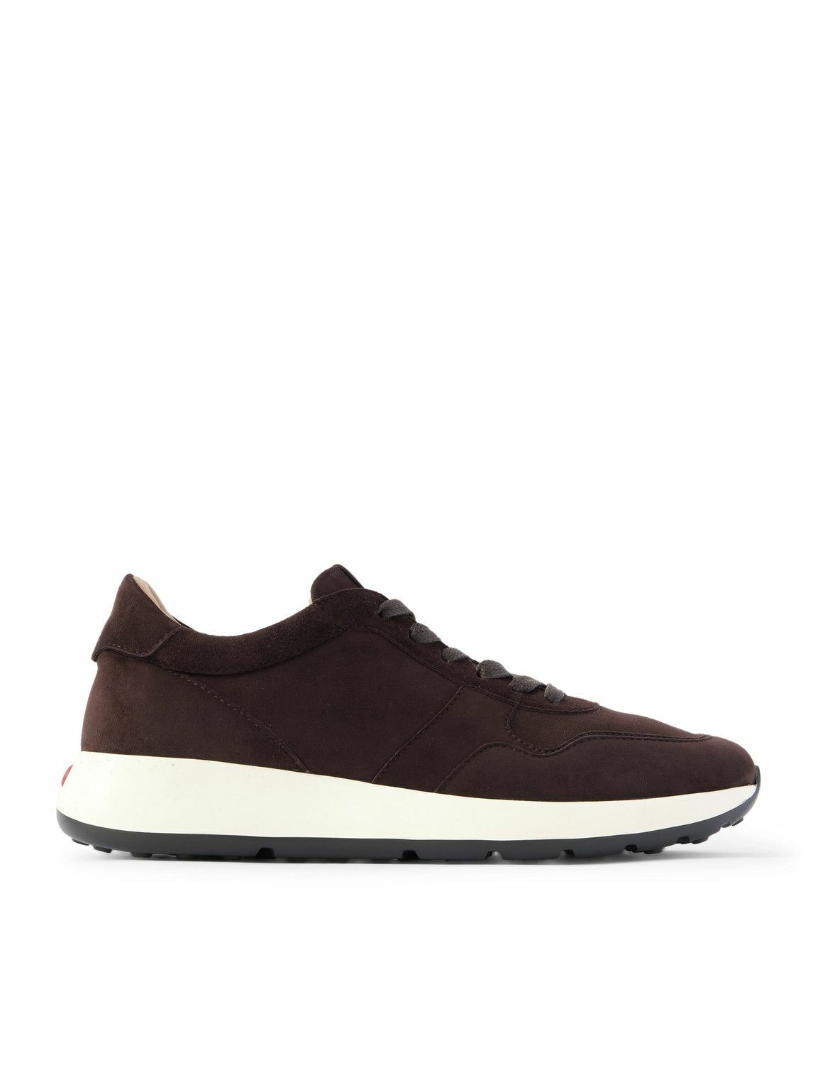 Tod's Suede-trimmed leather sneakers Tod's