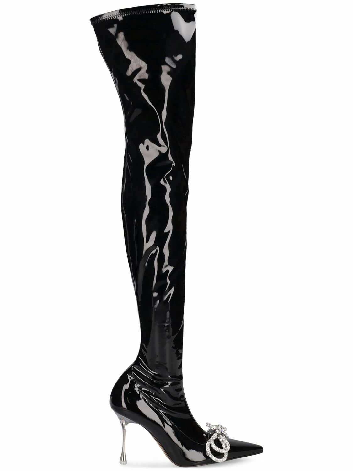 MACH & MACH - 100mm Patent Over-the-knee Boots
