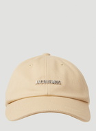 La Casquette Rond Baseball Cap in Beige