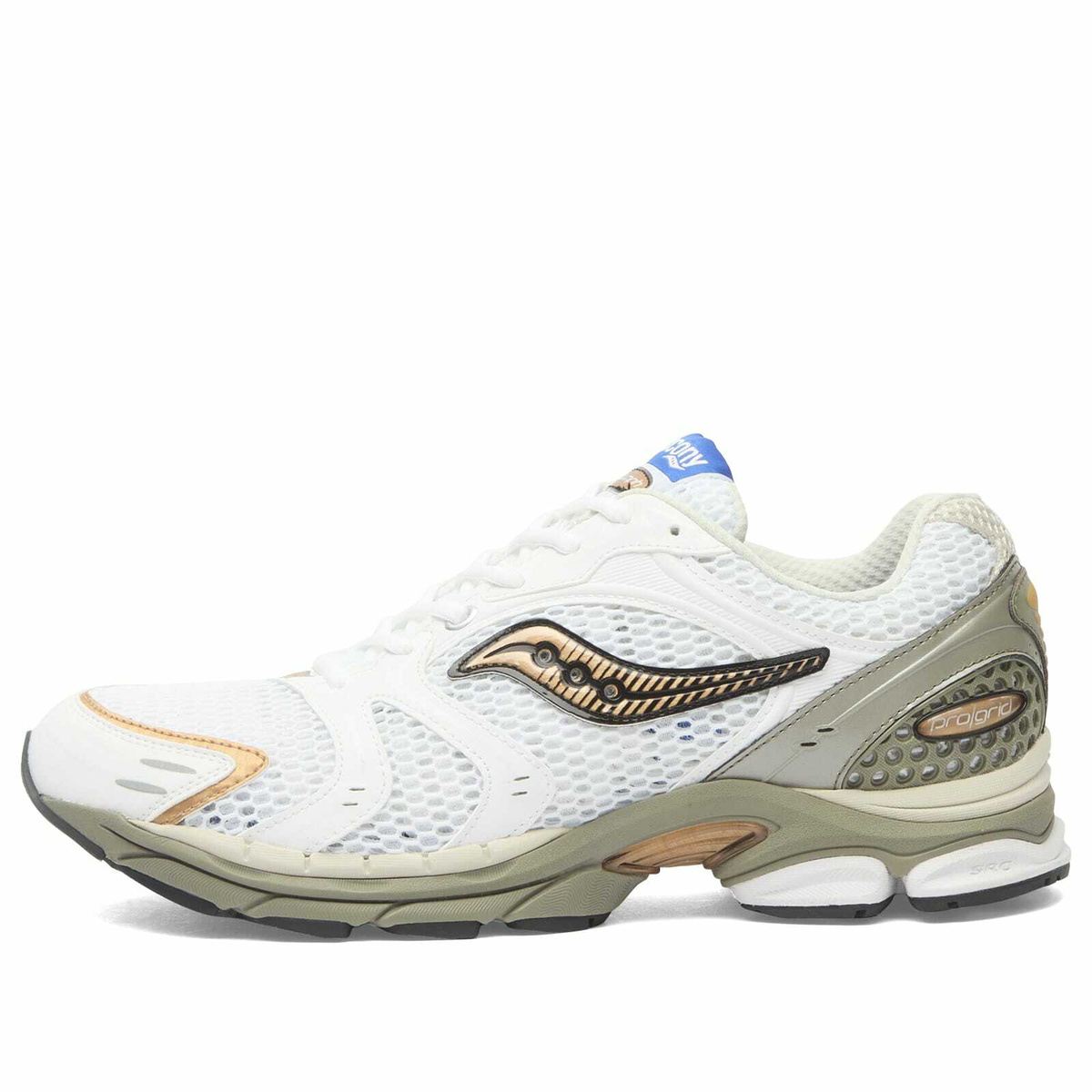 Saucony Progrid Triumph 4 Sneaker in White/Laurel