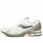 Saucony Progrid Triumph 4 Sneaker in White/Laurel