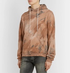 John Elliott - Tie-Dyed Loopback Cotton-Jersey Hoodie - Brown