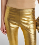 Stouls JP Long metallic leather slim pants