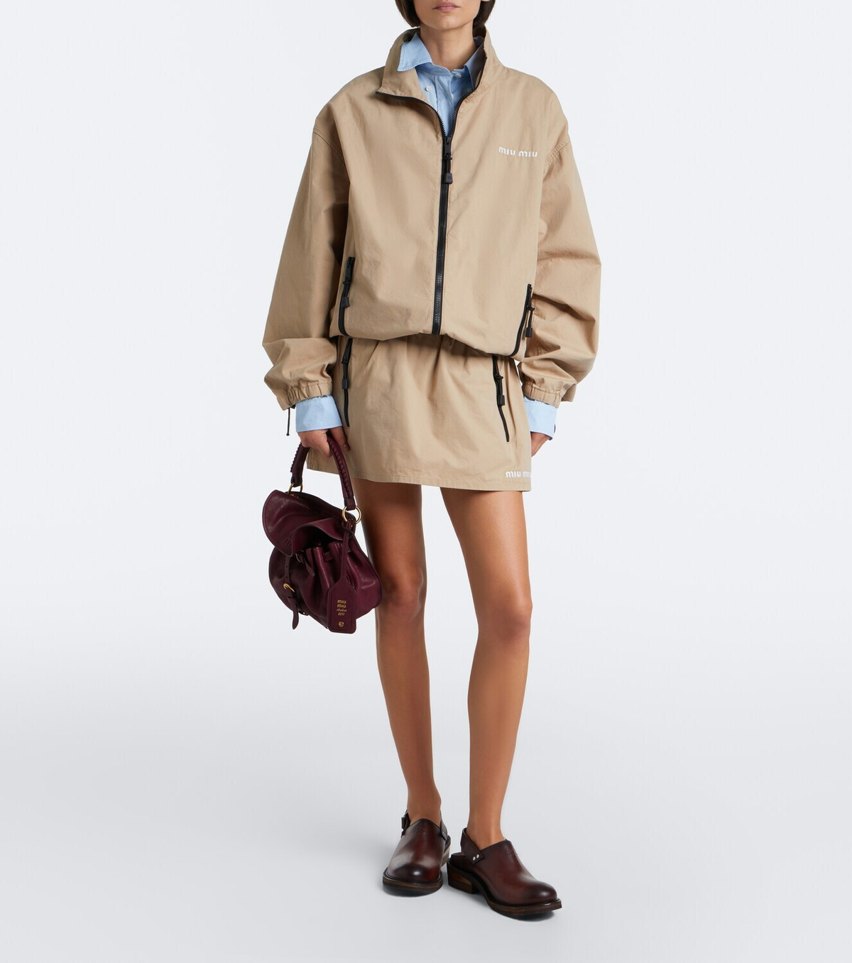 Miu Miu Rendez-vous leather shoulder bag