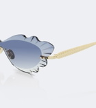 Aquazzura Palm Beach cat-eye sunglasses