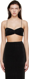 THIRD FORM Black Polyester Camisole