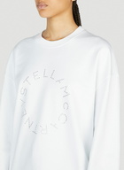 Stella McCartney Hotfix Rhinestone Logo Sweatshirt