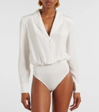 Roland Mouret Silk satin bodysuit