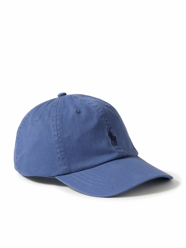 Photo: Polo Ralph Lauren - Logo-Embroidered Cotton-Twill Baseball Cap