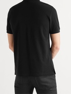 FENDI - Cotton-Piqué Polo Shirt - Black - M