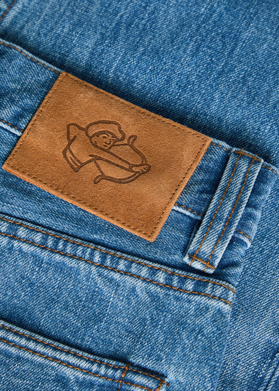 Drake's Straight-leg Denim Jeans Blue