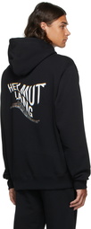 Helmut Lang Black Skewed Hoodie