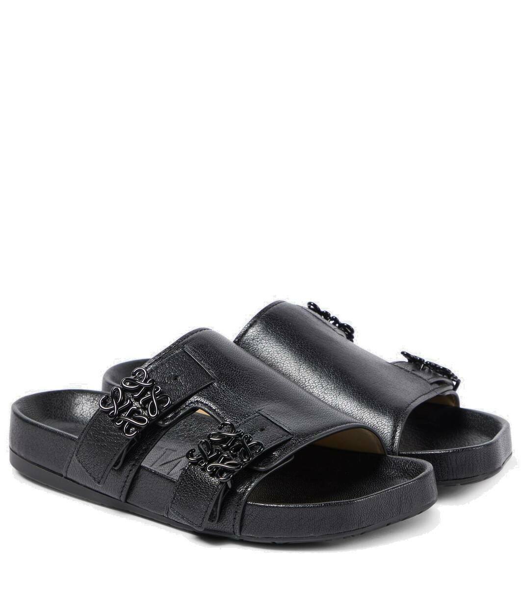 Loewe Ease leather slides Loewe
