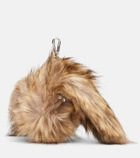 Simone Rocha Embellished faux fur coin purse