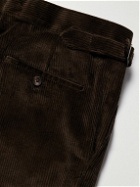 Kingsman - Tapered Cotton-Corduroy Suit Trousers - Brown