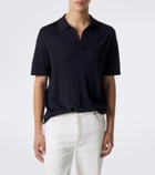 Gabriela Hearst Stendahal cashmere and silk polo shirt