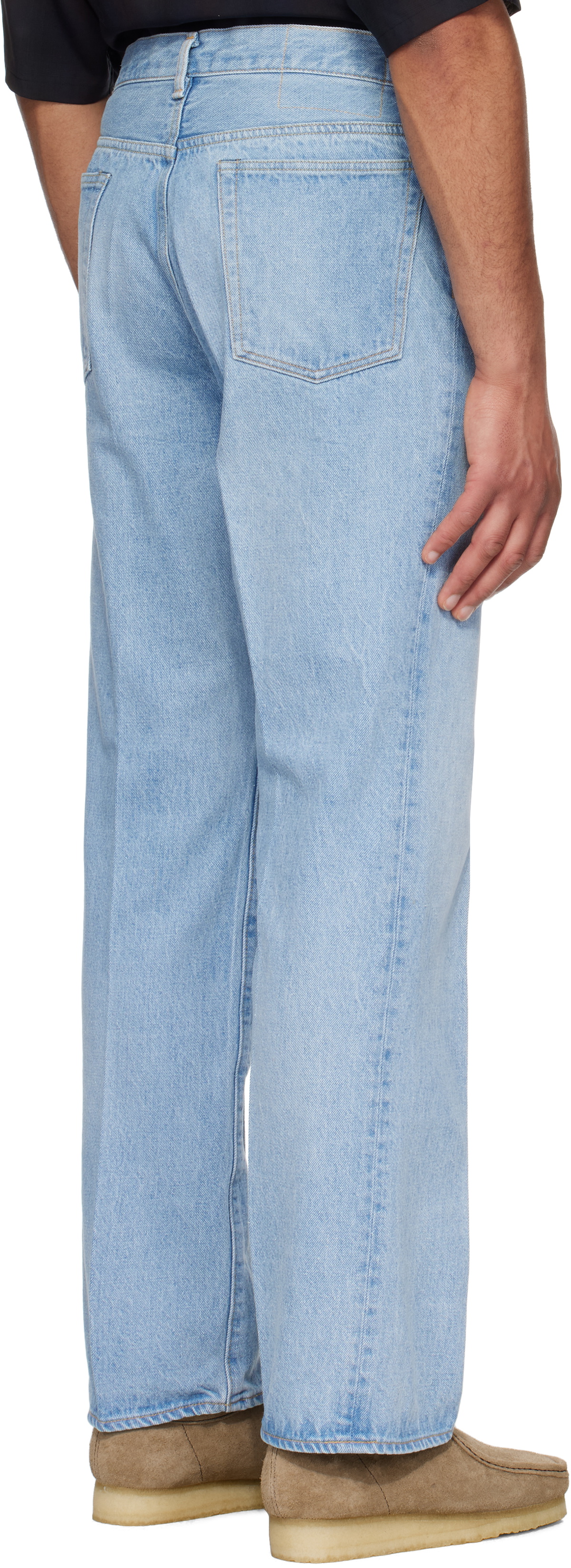 KAPTAIN SUNSHINE Blue Skate Shoecut Jeans