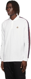 Moncler Cotton Logo Long Sleeve Polo