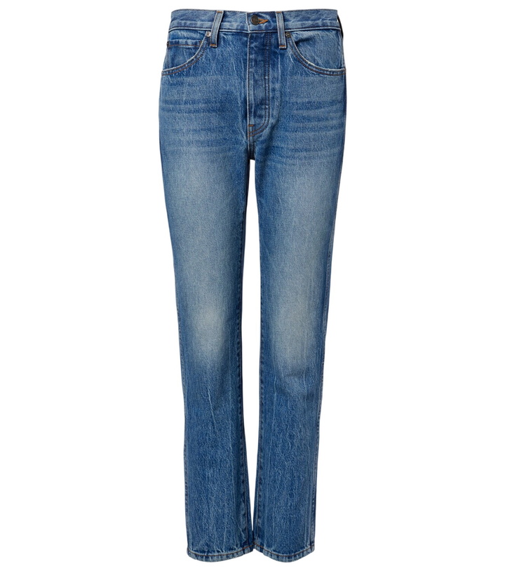 Photo: Khaite Finley cropped straight jeans