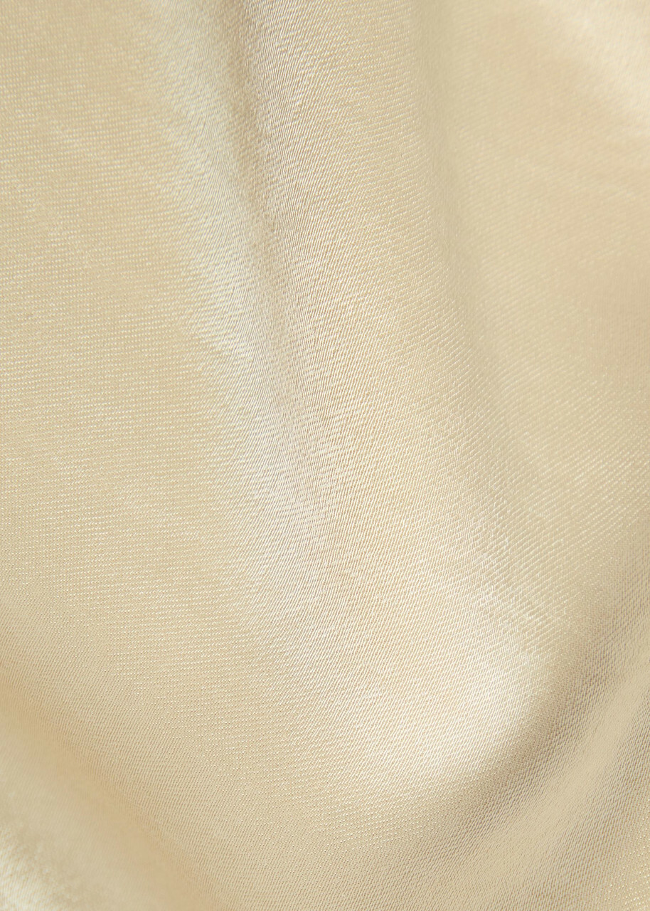 Vince Colette Wide-leg Satin Trousers Off White