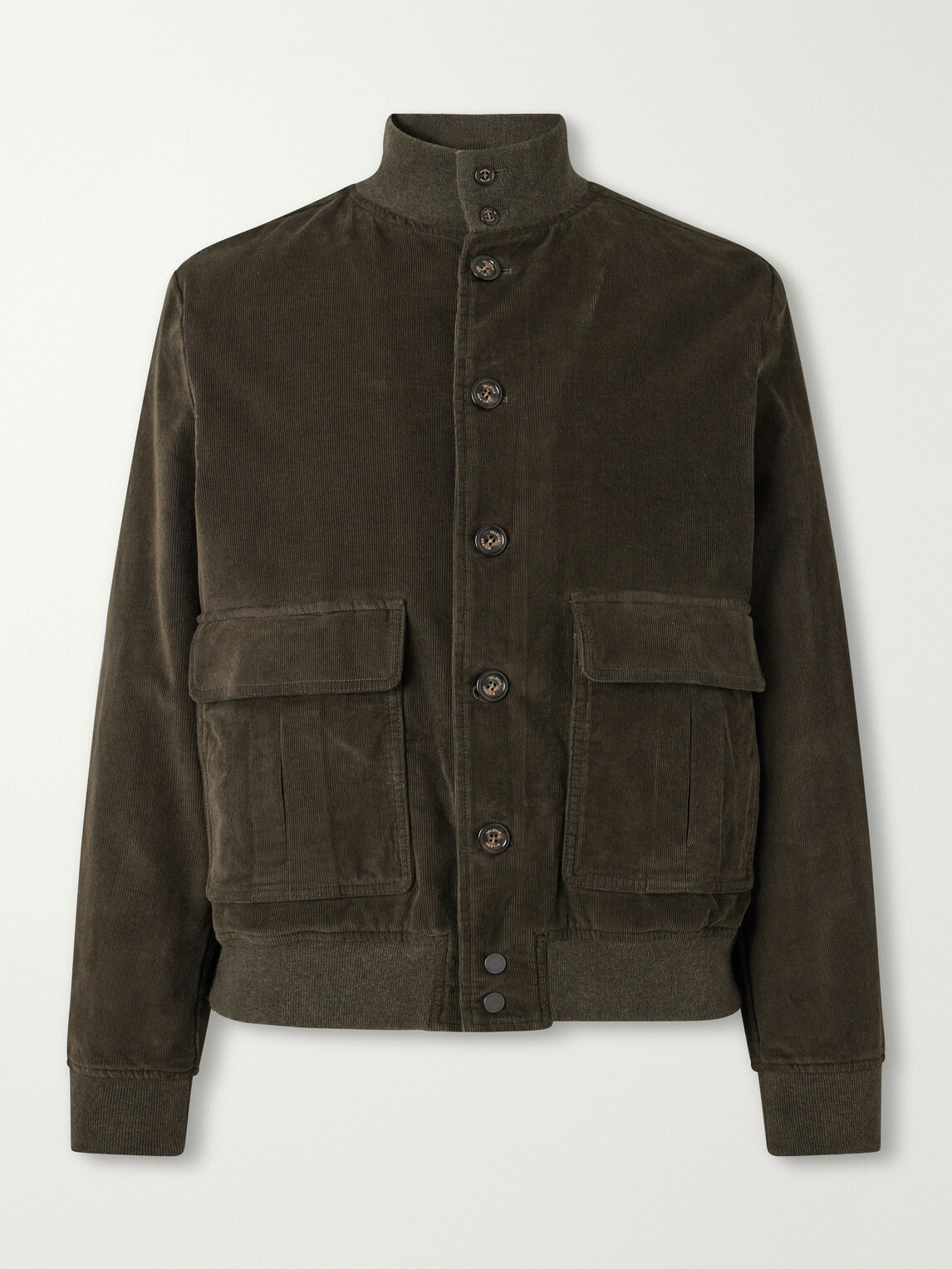 Valstar - Valstarino Cotton-Blend Corduroy Bomber Jacket - Green