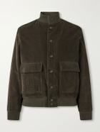 Valstar - Valstarino Cotton-Blend Corduroy Bomber Jacket - Green