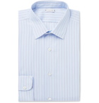 Caruso - Slim-Fit Striped Cotton Shirt - Blue