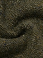 Inis Meáin - Carpenters Merino Wool and Cashmere-Blend Cardigan - Green
