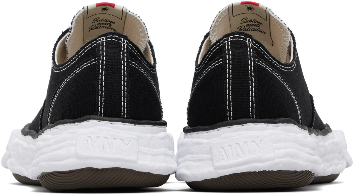 Maison MIHARA YASUHIRO Black Peterson23 OG Sole Canvas Low-Top Sneakers