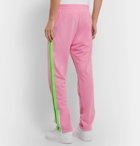 Palm Angels - ICECREAM Striped Printed Tech-Jersey Track Pants - Pink