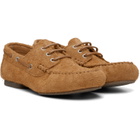 A.P.C. Tan Camille Boat Shoes