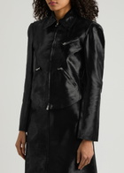 Tory Burch Calf Hair Jacket Black