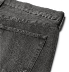 Balenciaga - Zip-Panelled Denim Jeans - Men - Gray