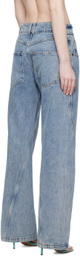WYNN HAMLYN Blue Wave Jeans