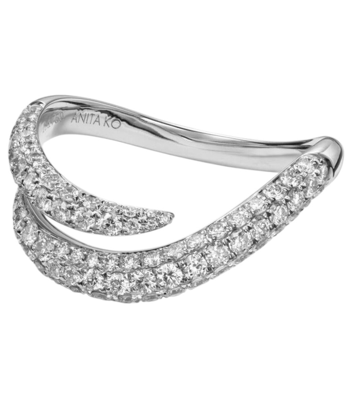 Photo: Anita Ko Zara 18kt white gold ring with diamonds