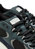Cleens Pulse Runner Panelled Mesh Sneakers Navy