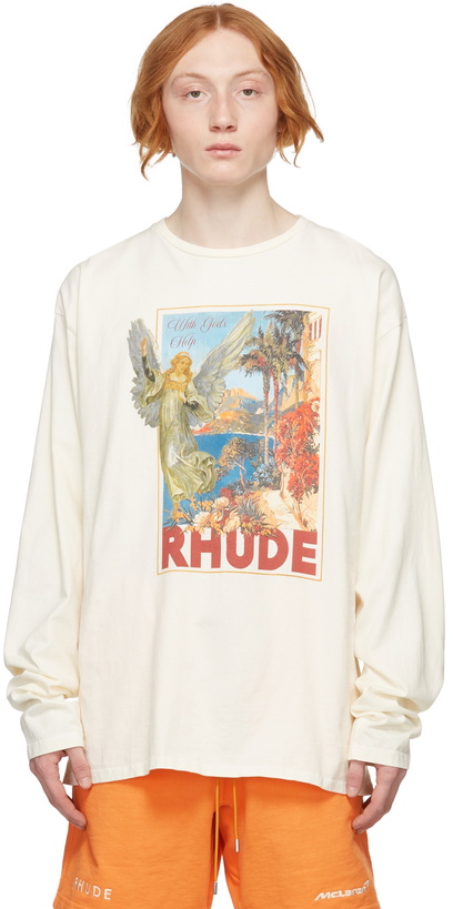 Photo: Rhude Off-White Angel T-Shirt