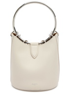 Alaïa Ring Medium Leather Bucket bag - Ivory - One Size