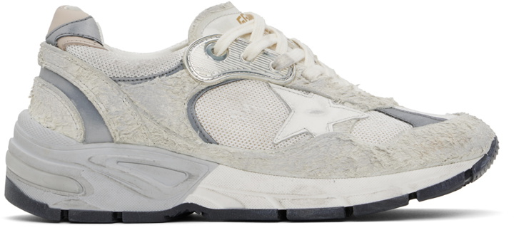 Photo: Golden Goose Off-White & Gray Dad-Star Sneakers