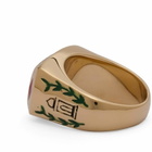 Casablanca Men's Tennis Club Ring in Brass