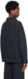 Marc Jacobs Black 'The Monogram' Denim Jacket