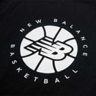 New Balance Men's Hoops Essentials Fundamental T-Shirt in Black