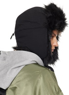 032c Black OSL2BER Trapper Aviator Hat