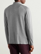 Lululemon - Metal Vent Tech Slim-Fit Stretch-Jersey Half-Zip Top - Gray