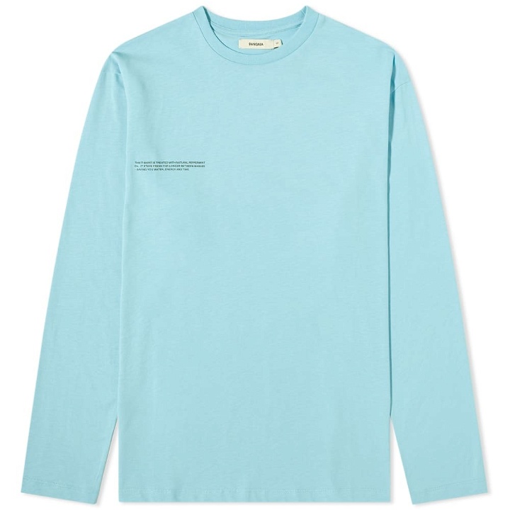 Photo: Pangaia Long Sleeve Organic Cotton T-Shirt in Celestial Blue