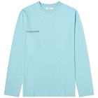 Pangaia Long Sleeve Organic Cotton T-Shirt in Celestial Blue
