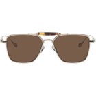 Cutler and Gross Silver The Great Frog Edition Capri Rectangular Sunglasses
