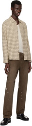 John Elliott Beige Cloak Button Up Shirt